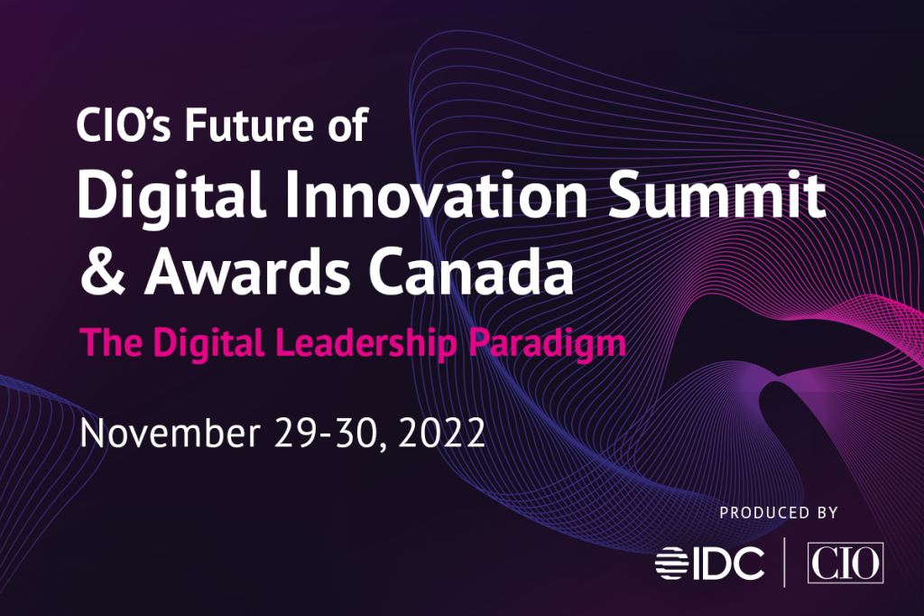 Title card for CIO Future of Digital Innovation Summit and Awards Canada