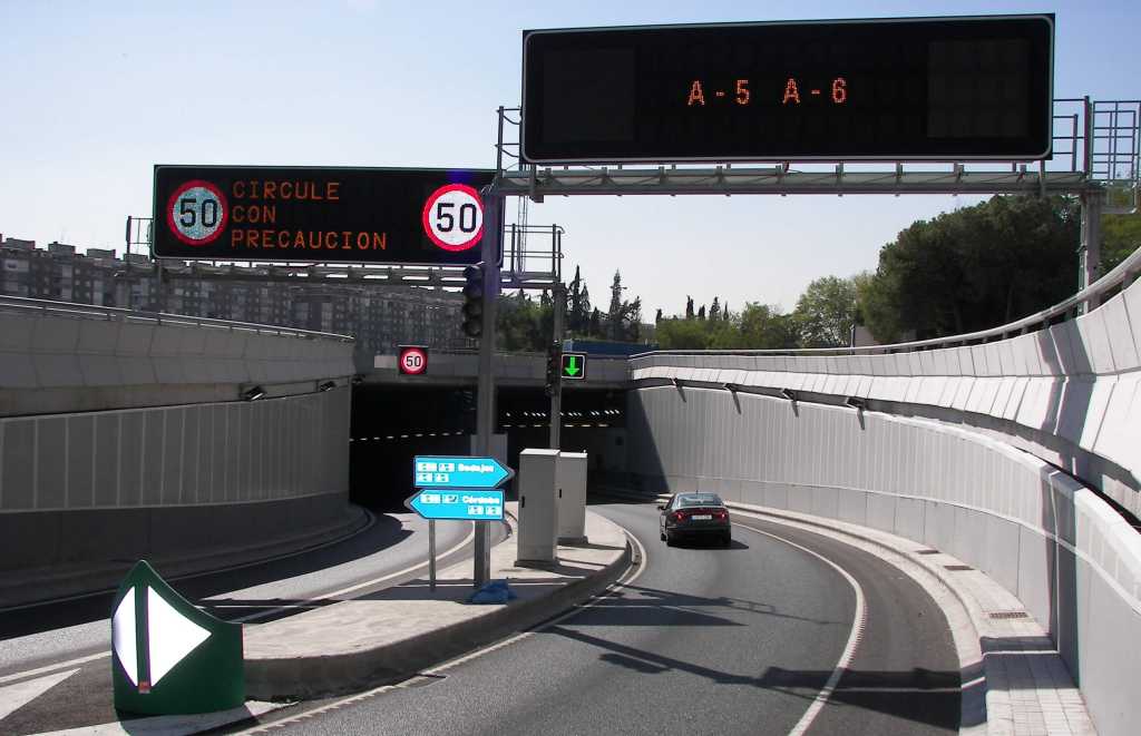autovía M-30 en Madrid